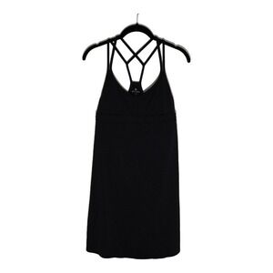 ATHLETA WOMEN'S STRAPPY BLACK‎ TANK DRESS SIZE SMALL